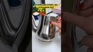 Stainless Steel Oil Strainer Pot😍✅ | #shorts
