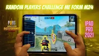 Random Players Challenge Me From M24 | IPAD PRO 2021 | PUBG MOBILE | Zutaz Gaming  #PUBG #IPADM1