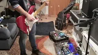 Testing my Pink Floyd pedalboard