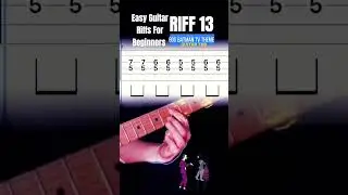 Easy Guitar Riffs For Beginners-Batman TV Theme