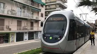 Athens Tram:Ansaldo-Breda Sirio low-floor trams in Athens