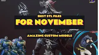 November 2024 3D Model Releases: Dual Collectibles, Bulkamancer, CA3D Studios & More!
