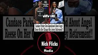 Candace Parker Gets Questioned About Angel Reese On Her Chicago Sky Jersey Retirement!#shorts