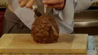 How to cut and serve a Mrs. Prindable's gourmet jumbo apple gift