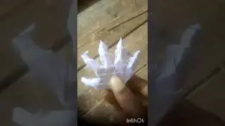 How to make an Origami  SKELETON HAND?