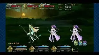 [FGO] Farming Exp 3 Turn - Atalanta NP Spam with Double Skadi(No Switch)