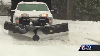 Snow plows work through busy February