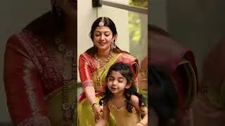 Heroine Pranitha garu and his cute little girl photo