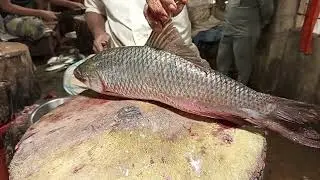 Amazing Traditional Rohu Fish Cutting Techniques