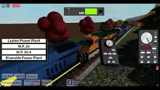 CSX C40-8W 7929 Powermove w/ Trail fail