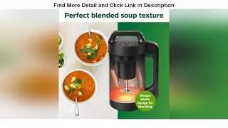 Limited Stock Philips Kitchen Appliances Philips Soup Maker, Makes 2 - 4 Servings, HR2204/70, 1.2 L