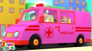 Wheels On The Ambulance - Kids Nursery Rhyme and Cartoon Video
