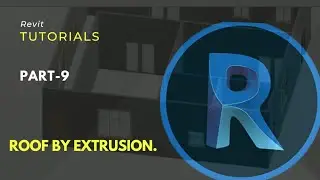 Revit Tutorials. Part-9. Roof by extrusion in the Revit.