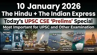 Prelims 2026 Booster: Today's Top 5 Facts! (10 Jan)