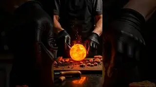 Let's cut a Fire ball. #fire #fireball #satisfying #satisfyingvideo #asmr #shorts #viral #creative