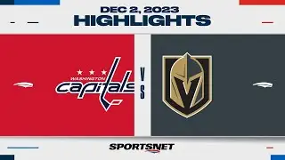 NHL Highlights | Capitals vs. Golden Knights - December 2, 2023