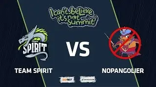Team Spirit vs NoPangolier, Game 2, Playoff, I Can't Believe It's Not Summit