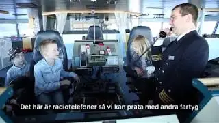 Silja Line fr&aring;gar barnen - Vad &auml;r en radiotelefon?