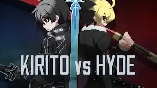 【MUGEN动画】- Mugen - Kirito vs Hyde - Sprite Collab - Flash animation by Techlesswayz and Kiid