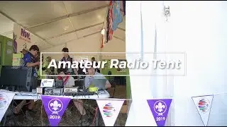 NA1WJ Amateur Radio Tent &mdash; World Scout Jamboree 2019