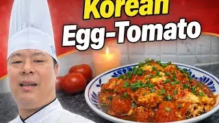 Korean Egg Tomato &ndash; 10 Minute Easy Recipe!!