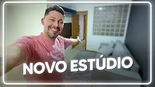 Criando um NOVO ESTÚDIO de gravação de vídeos! - Parte 1