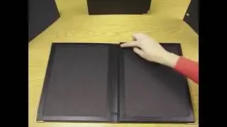 Menu Covers: Lexington Binding Option for Menu Inserts