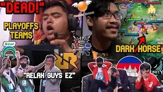 MSC 2022 PLAYOFFS TEAMS! - ORANGE ESPORTS DARK HORSE? - 2 CAMBODIAN TEAMS OUT! - RRQ VS OMEGA!
