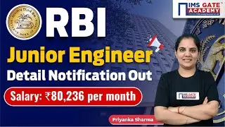 RBI Junior Engineer Recruitment 2025 | Salary- 80,236 per month | Priyanka Sharma