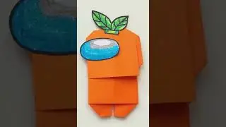 Among Us Character cards ll Origami cards ll Secret messages among us cards ll Quick & Easy cards