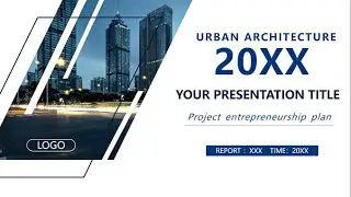 Urban Architecture Presentation Template | wowTemplates