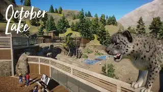 The Snow Leopard Ridge - October Lake [15] - Planet Zoo Speed Build