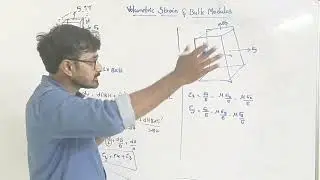 STRENGTH OF MATERIALS CLASS-5| BULK MODULAS AND VOLUMETRIC STRAIN RELATIONSHIP| FOR JE  PSC AE AEE G