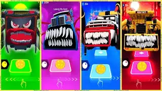 coffin dance - Monster Truck vs Dump Truck Eater vs Pickup Truck Eater vs Bus Eater | Tiles HOP❗