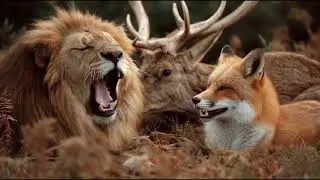 The Lion and the Clever Fox | Power vs Wisdom | Moral Story in English