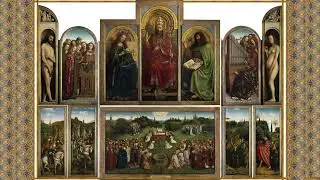 Adoration of the Mystic Lamb Hubert and Jan van Eyck 4K Classical Painting TV Art Screensaver