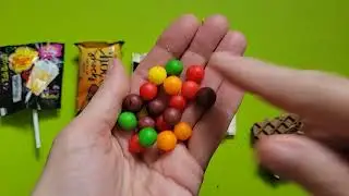 Chocolate Ritter Sport and other) No talking) ASMR)