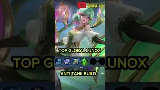 Lunox NEW Build! 🤯 Dark Mode Kill! One-shot combo! Switch to Light to escape! #shorts #mlbb #lunox