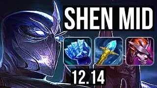 SHEN vs LEBLANC (MID) | 2200+ games, 2.3M mastery, 10/3/13, Dominating | NA Master | 12.14