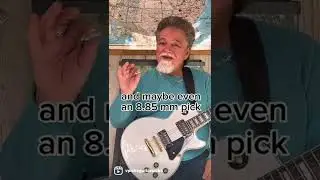 Thick guitar picks may help you with hand pain .