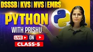 Python Class-5 | Input, Output & Type Conversion | Python with Prishu | UPLT-Grade | MCA/UGC-NET