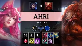 Ahri Top vs Gragas - EUW Diamond Patch 25.11