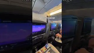 The best love language during a flight: watching the same movie while eating together 😍✈️✨ And