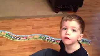 Everett finishes his ABC puzzle