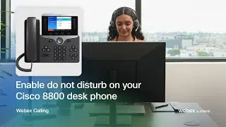 Enable do not disturb on your Cisco 8800 desk phone