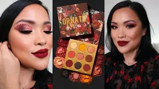 ORNATE PALETTE | COLOURPOP | Obsessing To Crystal Rhinestones Cat Eye | Swatches | Review | Tutorial