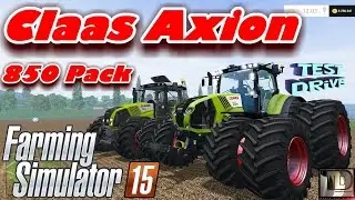 mod Claas Axion 850 Pack Landwirtschafts Simulator 15 mods