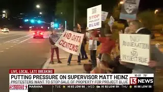 Project Blue protesters trying to stop sale of county-owned property