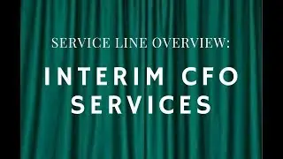 Interim CFO Services