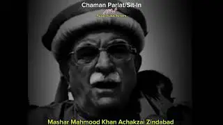 Chaman Sit-in/Parlat Mahmood Khan Achakzai Speech